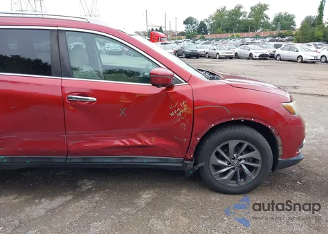 2016 Nissan Rogue Sl из США, поврежденный, VIN 5N1AT2MV4GC811365